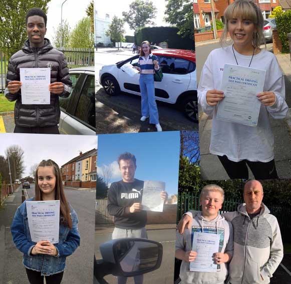 recent intensive driving course passers